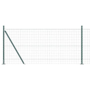 Recinzione da Giardino | Recinzione con Posto Verde 0,8 x 25 m Acciaio e PVC