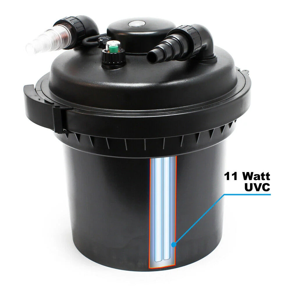 Sterilizzatore per filtro a pressione UVC da 11 watt per stagni fino a 12.000 litri 16_0001954