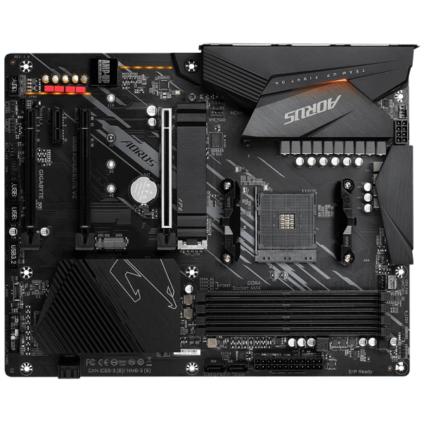 Gigabyte Mb Am4 B550 Aorus Elite V2 4xddr4 4xsata Raid M.2 Rgb Hdmi/dp
