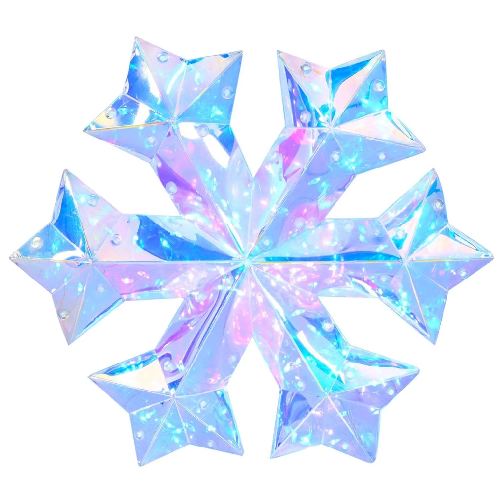 Fiocco di neve LED prismatico iridescente Multicolore 42056639