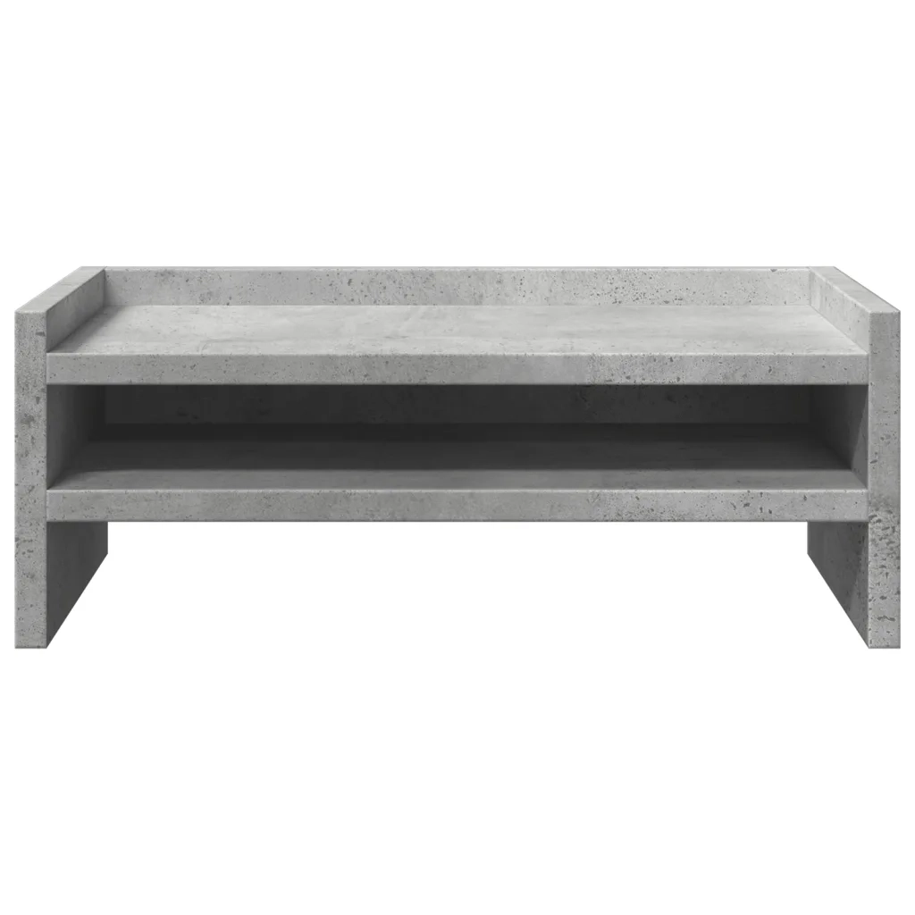 Supporto Monitor Grigio Cemento 42x24x16 cm Legno Multistrato 854718