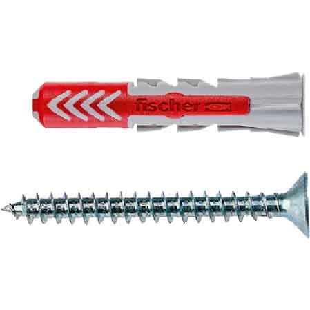 TASSELLO CON VITE 'DUOPOWER' 5S - Ø 5x25 mm - vite 4x30 mm - 100 pezzi- FISCHER