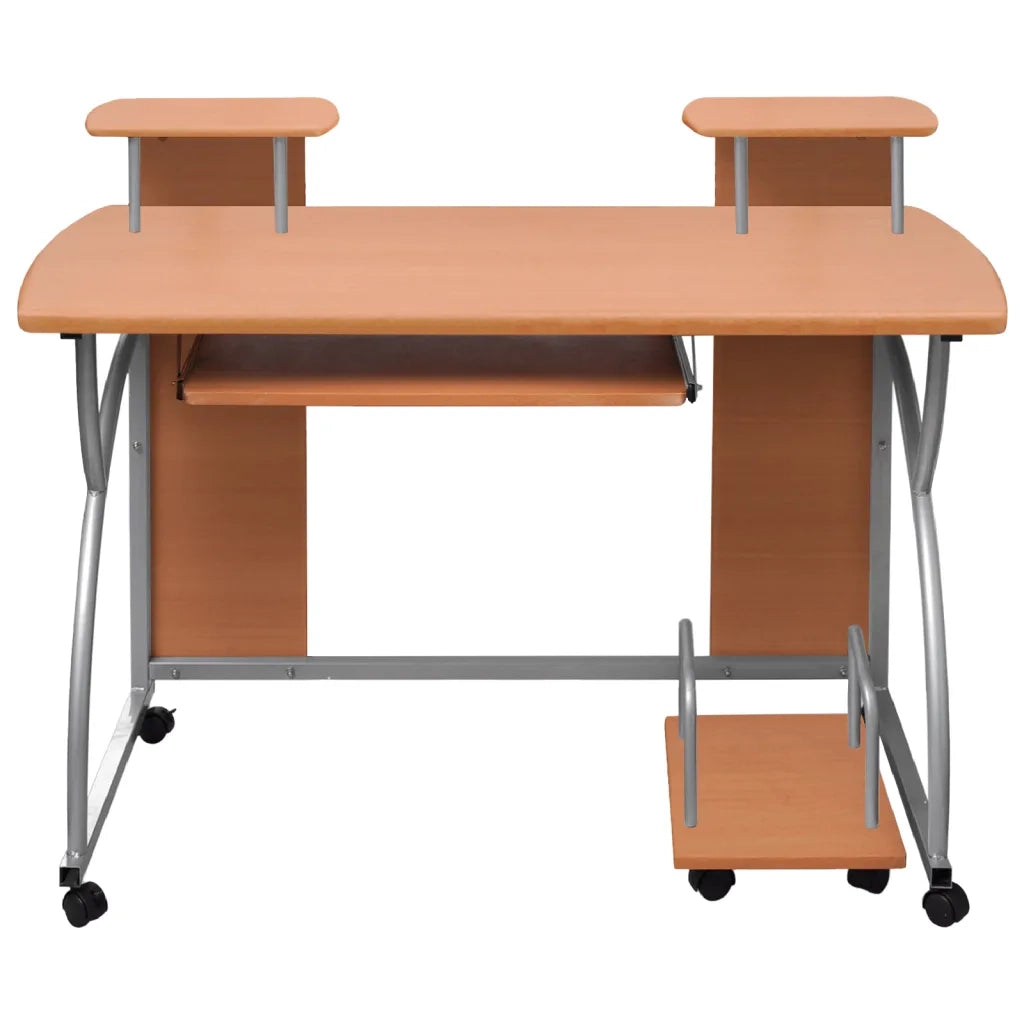 Scrivania da Computer Marrone 110x52x88,5 cm Legno Multistrato 20583