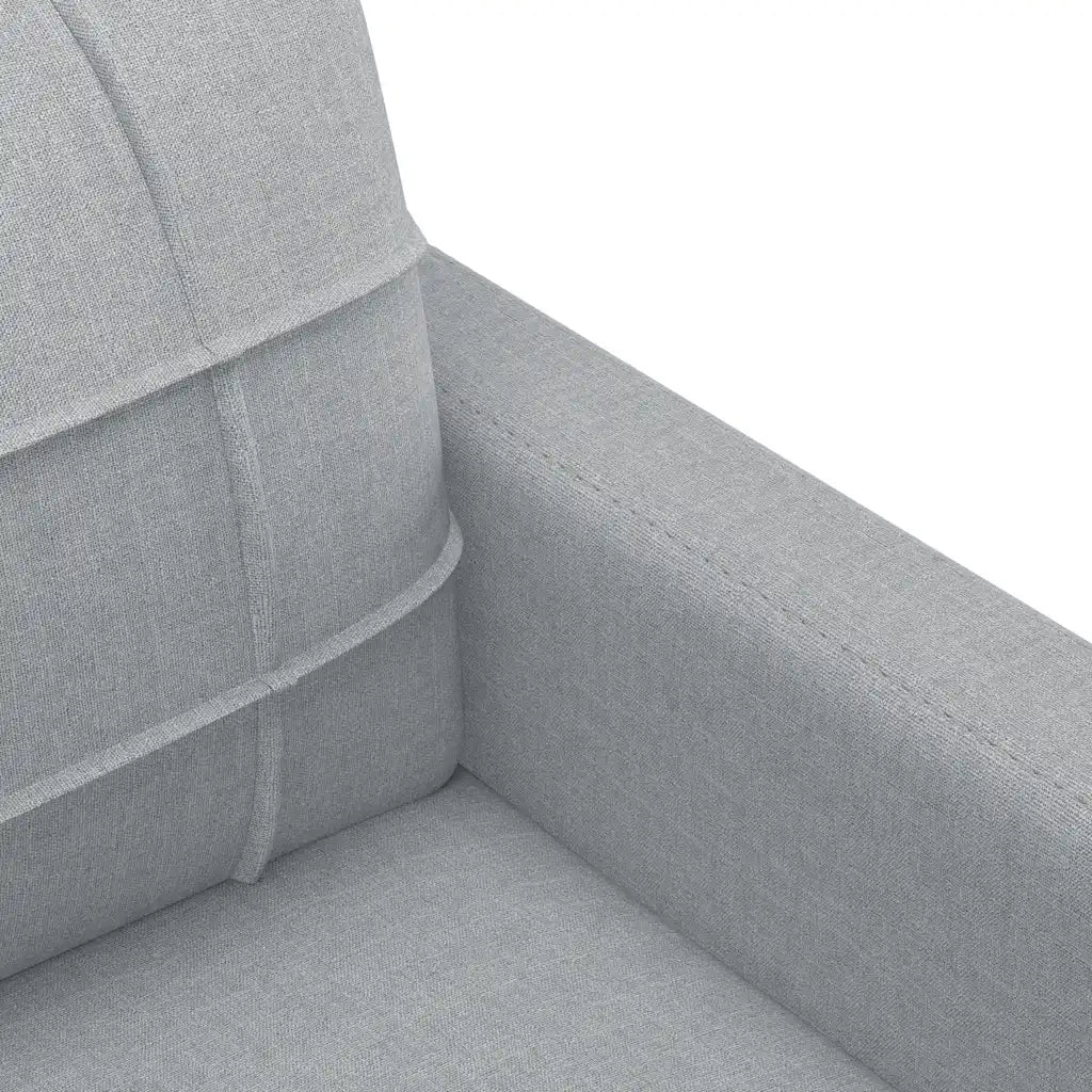 Poltrona-Divano Sedia Grigio Chiaro 60 cm in Tessuto 946751