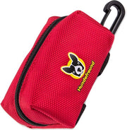 Dispensatore di Sacchetti per Escrementi Canini - Con 2 Accessori - Dispensatore di Sacchetti per Escrementi Canini in Gomma Rotta
