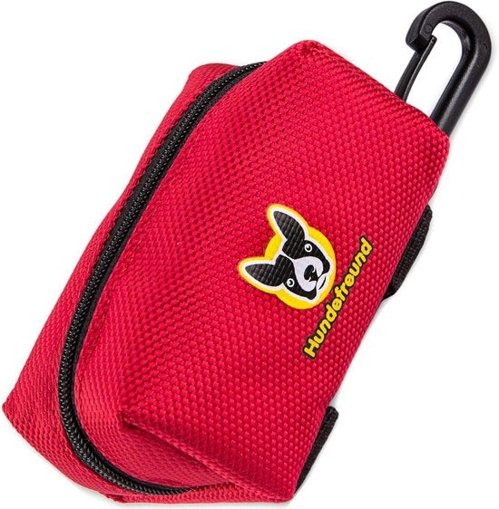 Dispensatore di Sacchetti per Escrementi Canini - Con 2 Accessori - Dispensatore di Sacchetti per Escrementi Canini in Gomma Rotta