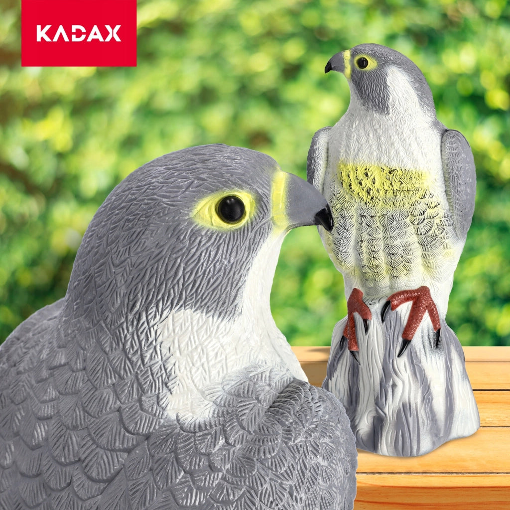 Statuetta da giardino KADAX, ornamento da giardino, grande falco, ideale come regalo.