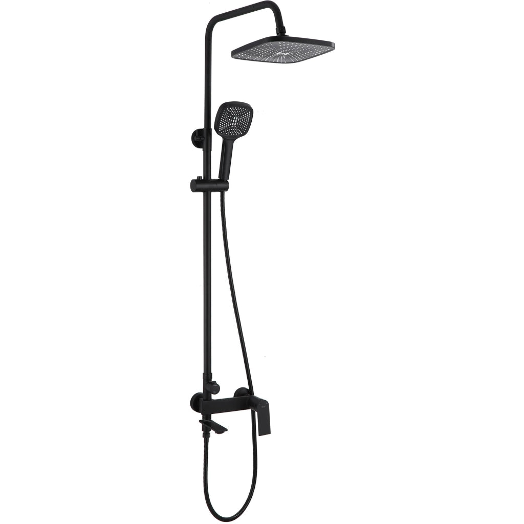 Set Doccia Rea Storm Black Matt