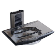 Portasapone da parete bagno muro in abs grigio eliplast