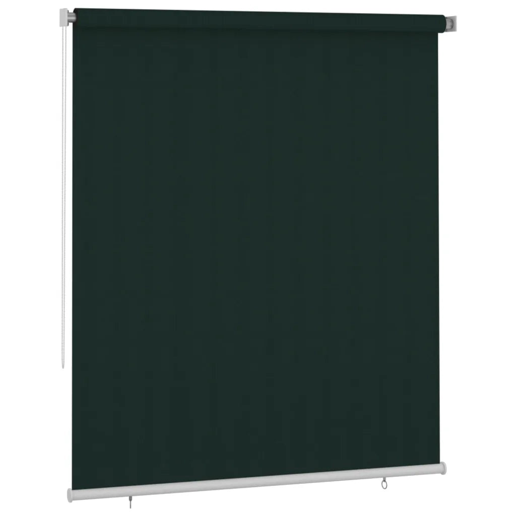 Tenda a Rullo per Esterni 200x230 cm Verde Scuro HDPE cod mxl 74710