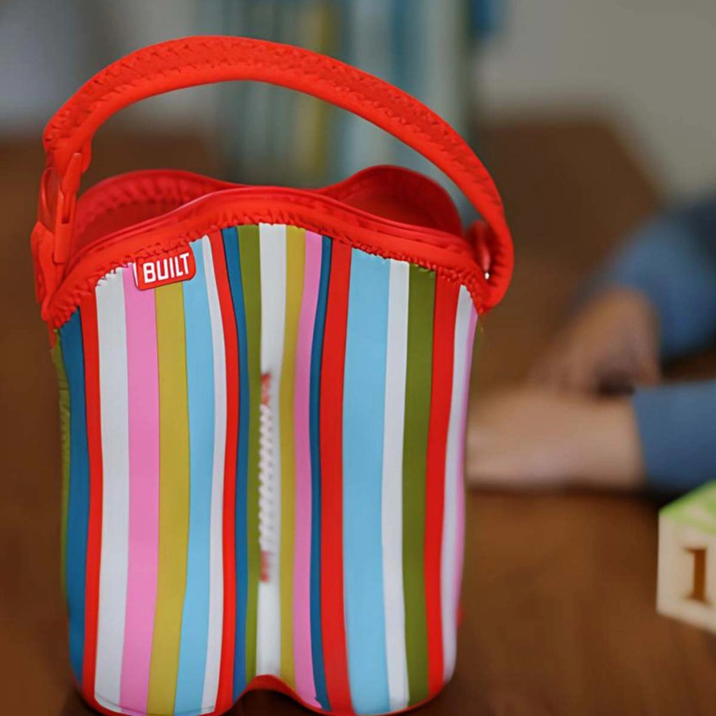 Borsa Termica Impermeabile per 2 Biberon con Tracolla Rimovibile Multicolore Built