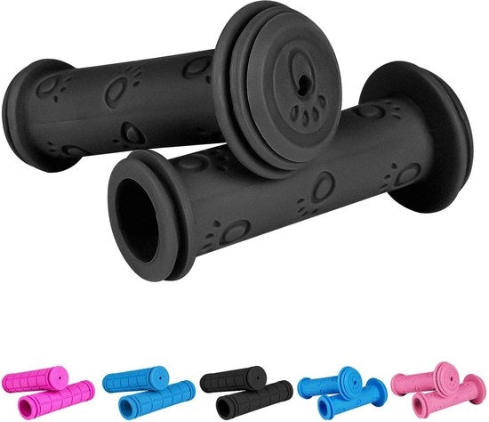Accessori per biciclette per bambini - Manubri antislittamento - Schoccorientati - Nero - Manubri per scooter e biciclette da equilibrio