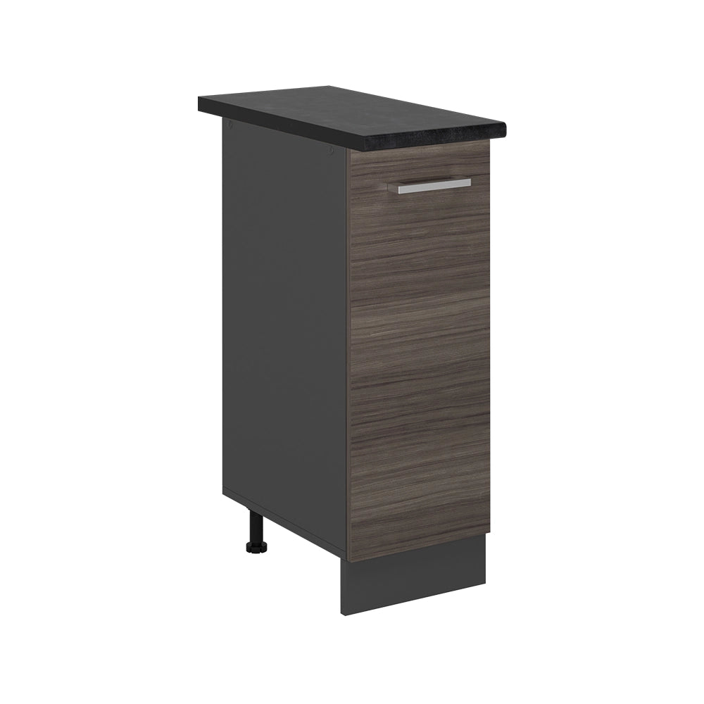 Armadio cucina dispensa alto R-Line Grigio nobile/Antracite 30 cm, PL Antracite Vicco