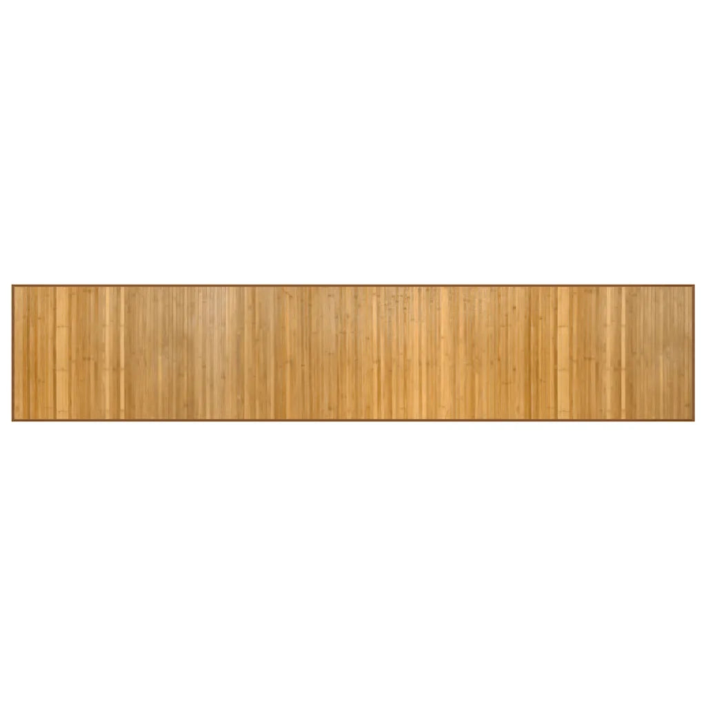 Tappeto Rettangolare Naturale 60x300 cm in Bambù 376841