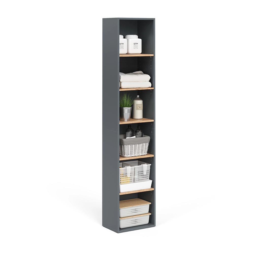 Vicco Mobile alto Antracite/quercia dorata 40.2 x 188.6 cm