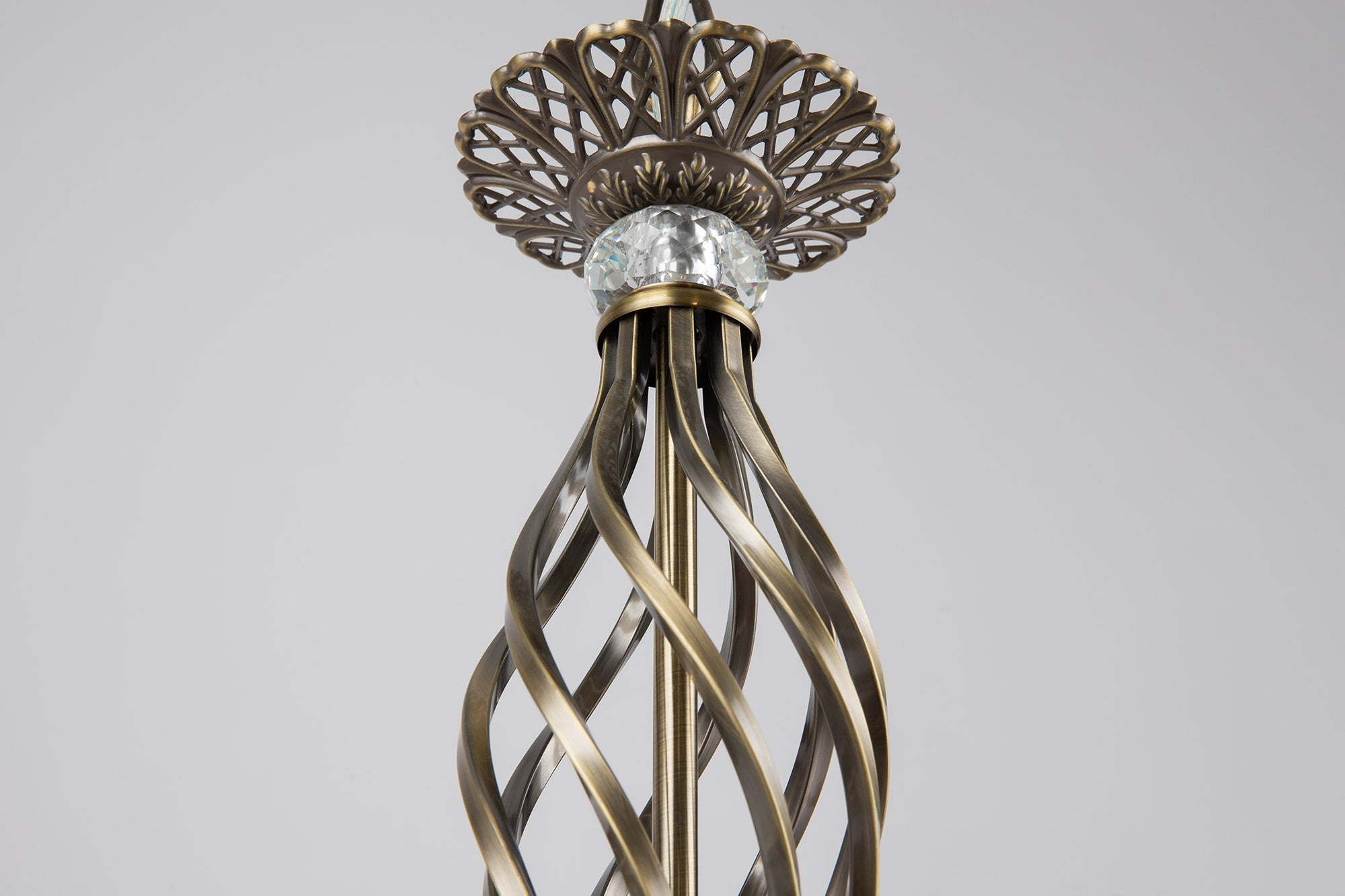 Lampadario Royal Classic in Metallo Grace Ottone