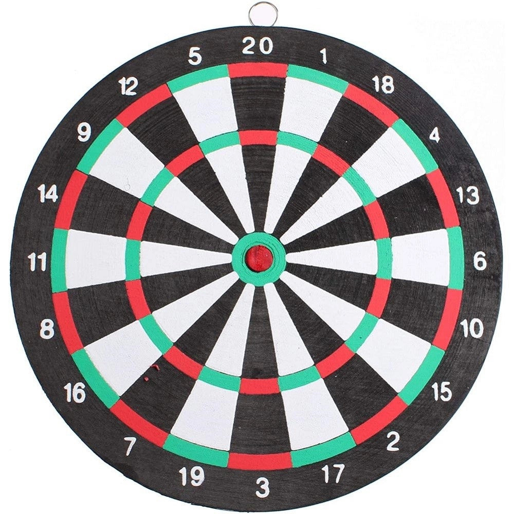 Trade Shop - Gioco Tirassegno Tiro Al Bersaglio Con 2 Freccette Dart Board Sport Game 24 Cm -
