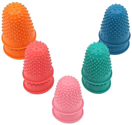 Vernici per dita - 10 pezzi - Silicio/Rubbero - Presa antiscivolo - Protezione per le dita - Materiale affidabile - 5,9 x 4 x 1,8 cm - Coperture per dita
