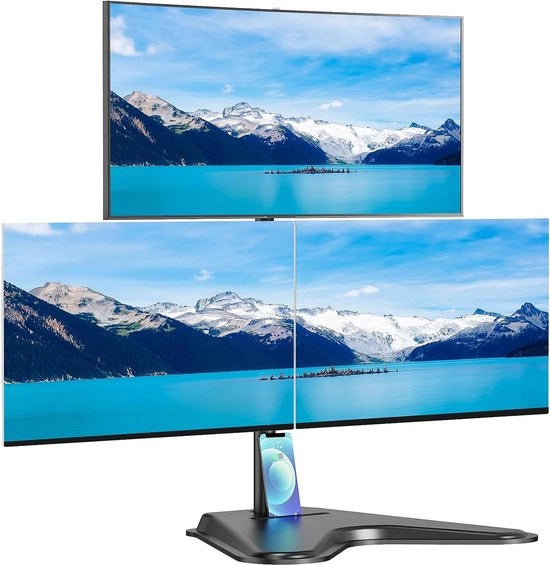 Sostegno per Monitor 3 Schermi - Sostegno per Laptop - Regolatore per Monitor da Laptop