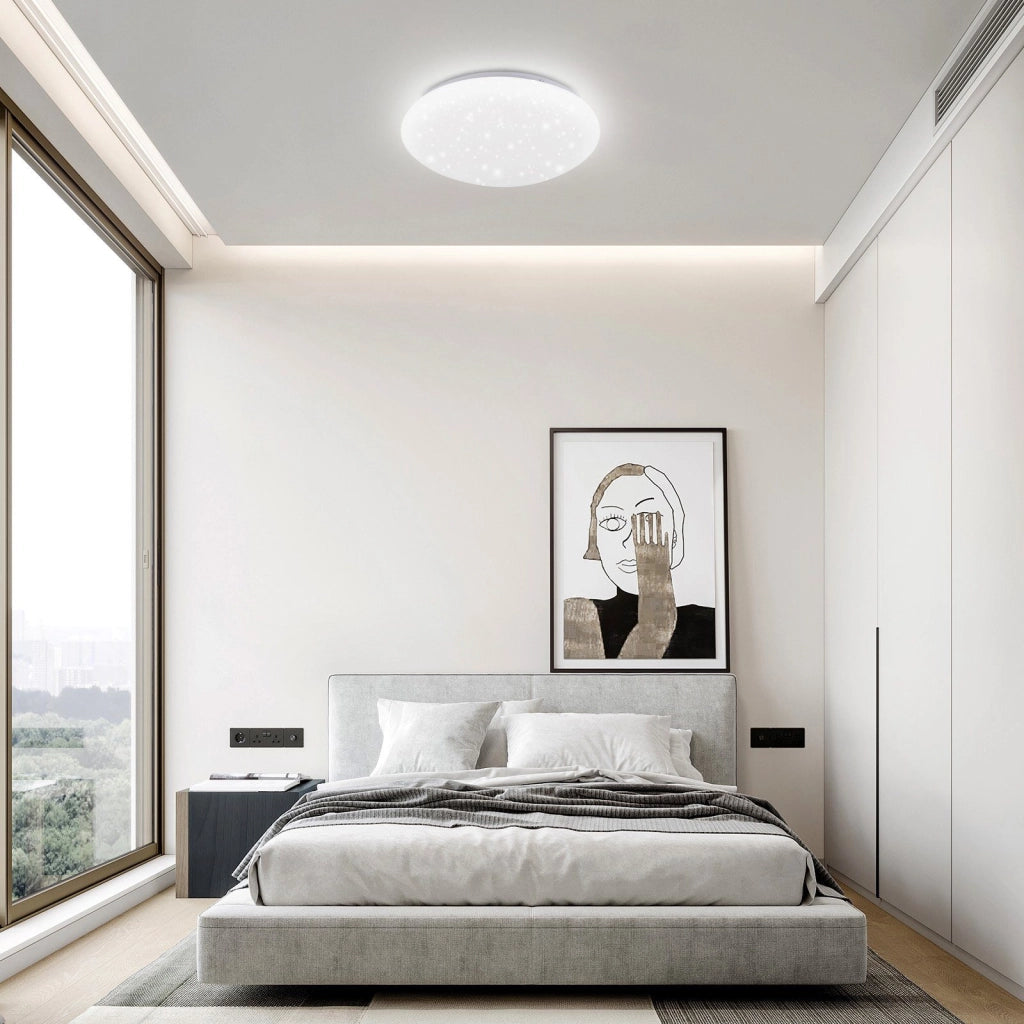 ZMH Lampada da soffitto LED Starry Sky 12W 25cm per camera letto