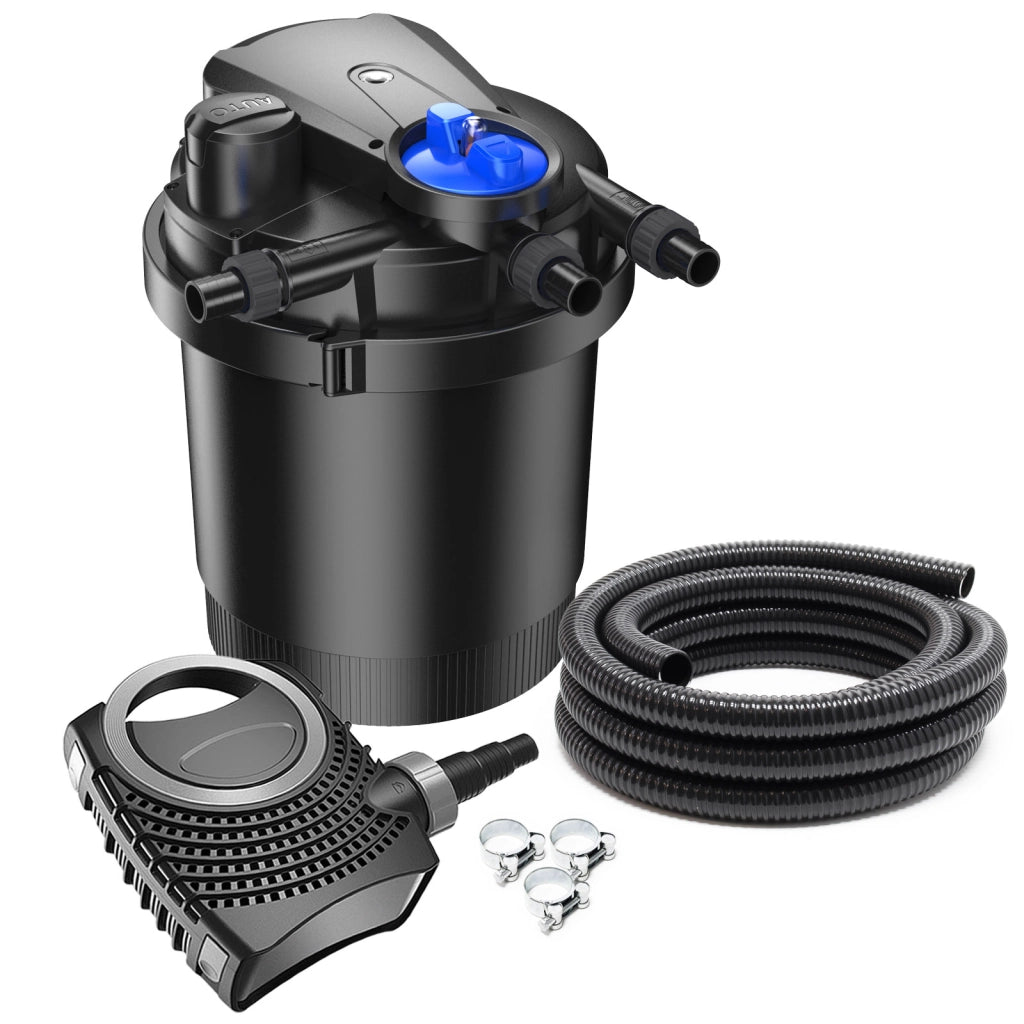 Set filtrante per laghetto CPA-2500 fino a 6000l UVC 11W Pompa NEO6000 Tubo