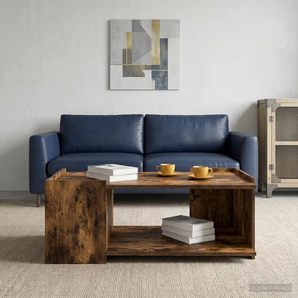Tavolino da salotto Rovere Fumo 90 x 50 x 33 cm 8000998