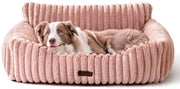 Letto per animali - Letti per gatti e cani, morbidi e soffici, Letto per gatti, Piccolo letto per cani e gatti, Letto per cani (rosa, 91x72x30cm)