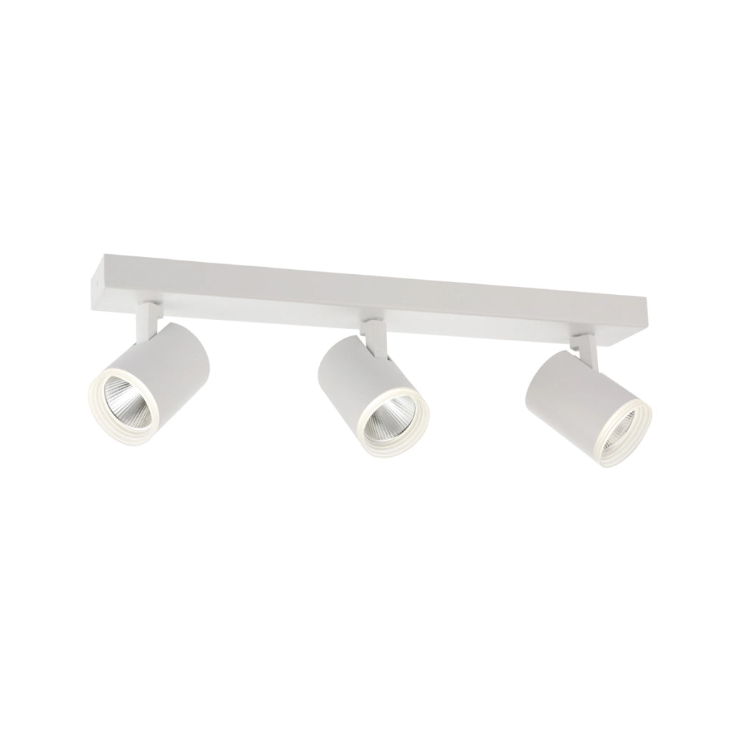 Faretto soffitto triplo bianco orientabile LED 15W Italux