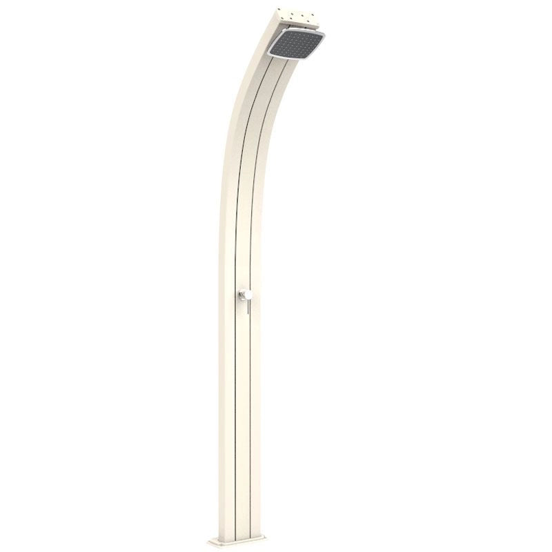 Doccia solare da giardino SPRING CURVA 30 LITRI in alluminio - Doccia Solare Da Giardino Spring Curva 30 Litri In Alluminio  Colore Van Gogh (oro) Colore: Sabbia