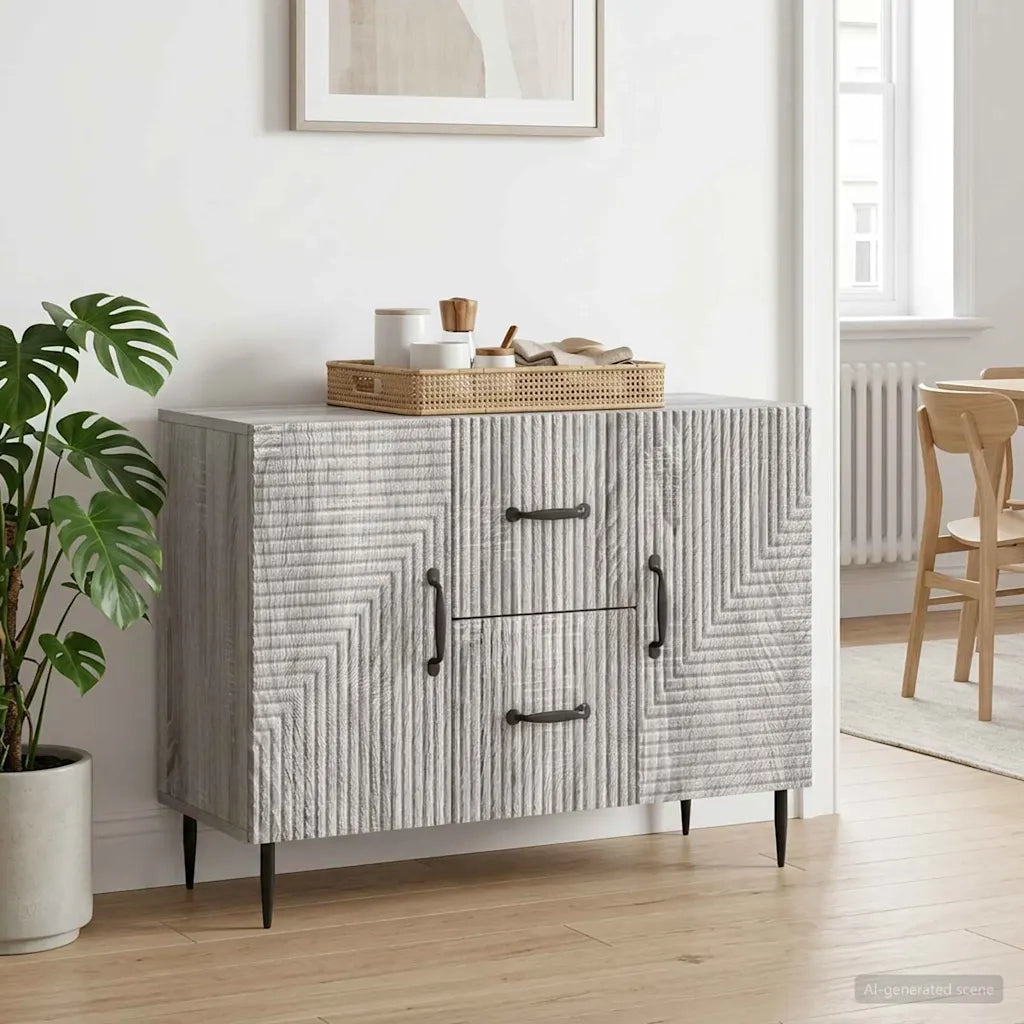 Credenza Grigio Sonoma 89 x 34,5 x 60 cm Legno ingegnerizzato 894891