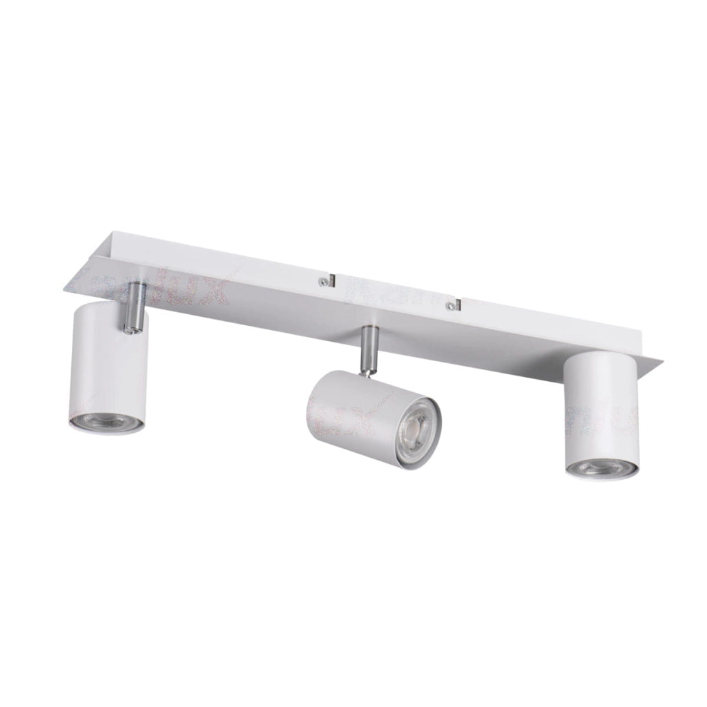 Applique soffitto Kanlux Evalo 3 luci bianco/cromo GU10