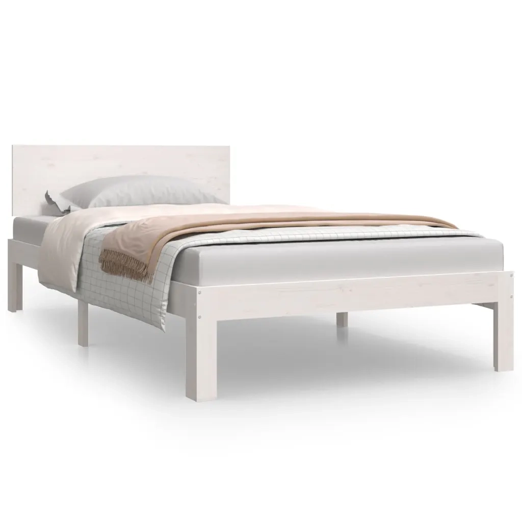 Giroletto Bianco in Legno Massello di Pino 100x200 cm cod mxl 63655