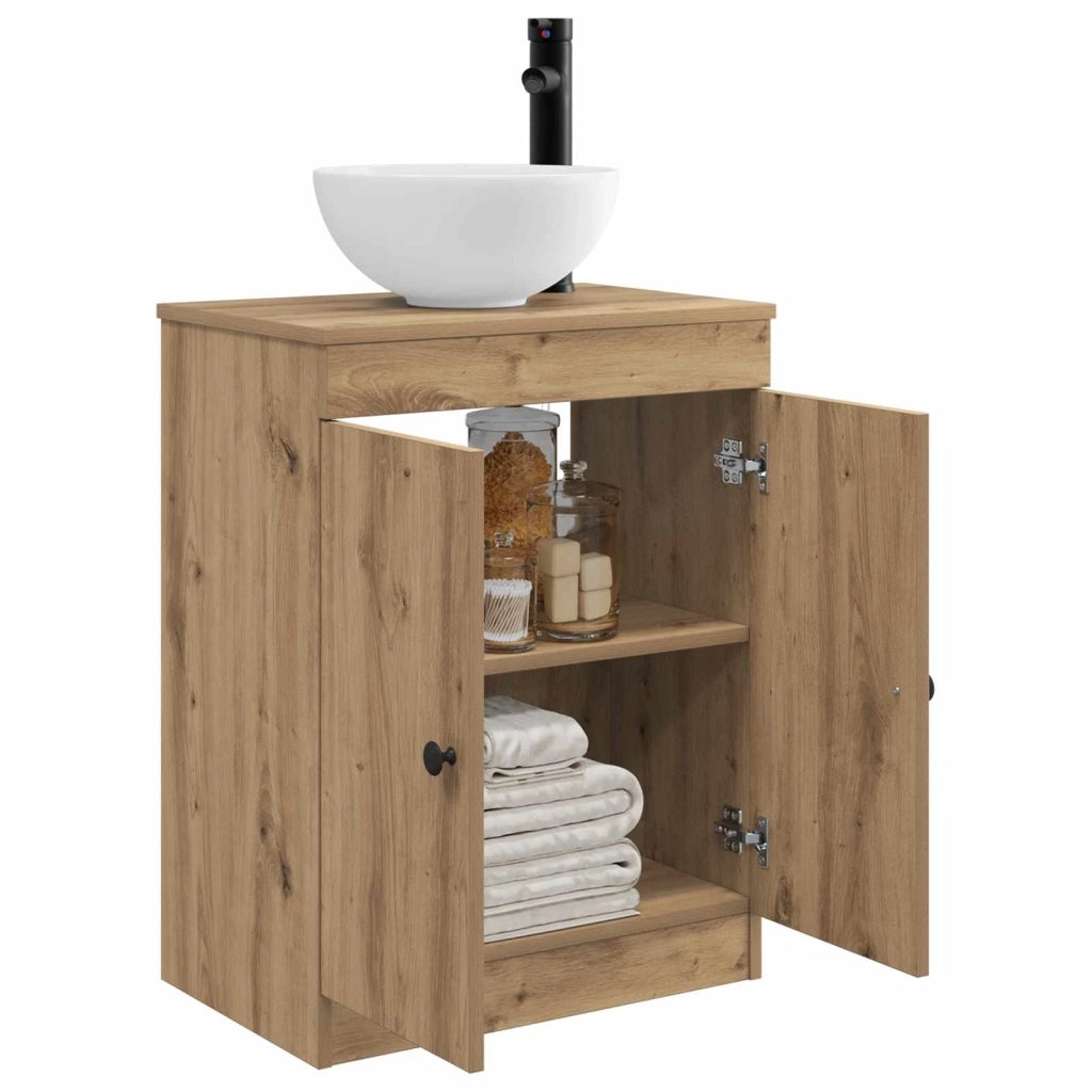 Mobile da bagno con lavabo Rovere Artigianale 54 x 35 x 83 cm 890121