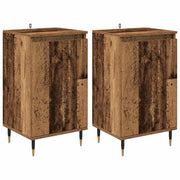 Credenza 2 pz | Madia | Buffet da pranzo | Armadio da pranzo Legno vecchio 40 x 35 x 70 cm