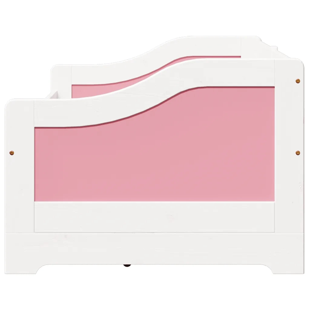 Dormeuse 3 Cassetti senza Materasso Bianco&Rosa 90x200 cm IRUN