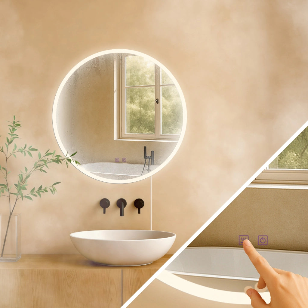 Specchio da bagno Laconia 60 senza Bluetooth