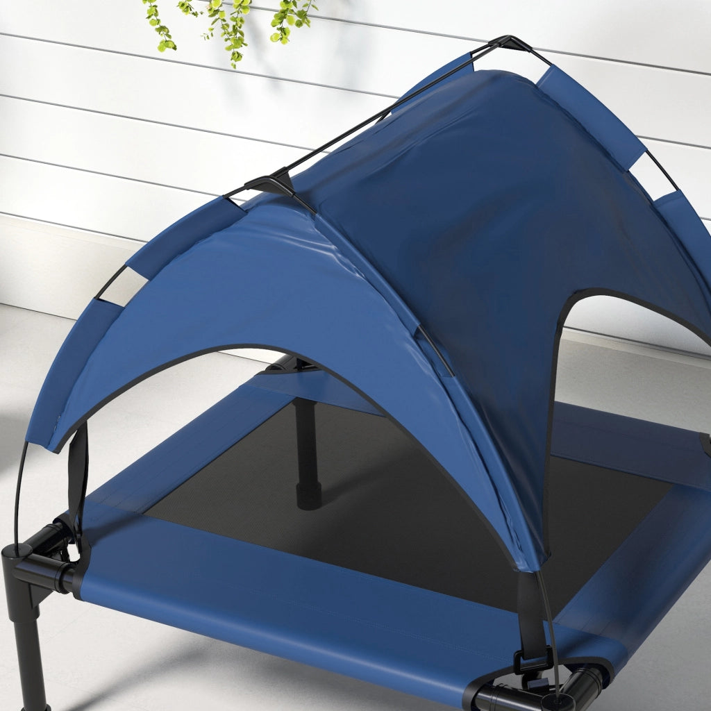 Cuccia per Cane con Tetto ¨C zephmum ¨C 76x61x69.5 cm Blu Scuro