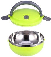 Lunchtromba con isolamento interno - Acciaio Inox - Latticino Non Riscaldabile - 1/2/3 Cassetti - Maniglia - Materiale Duraturo