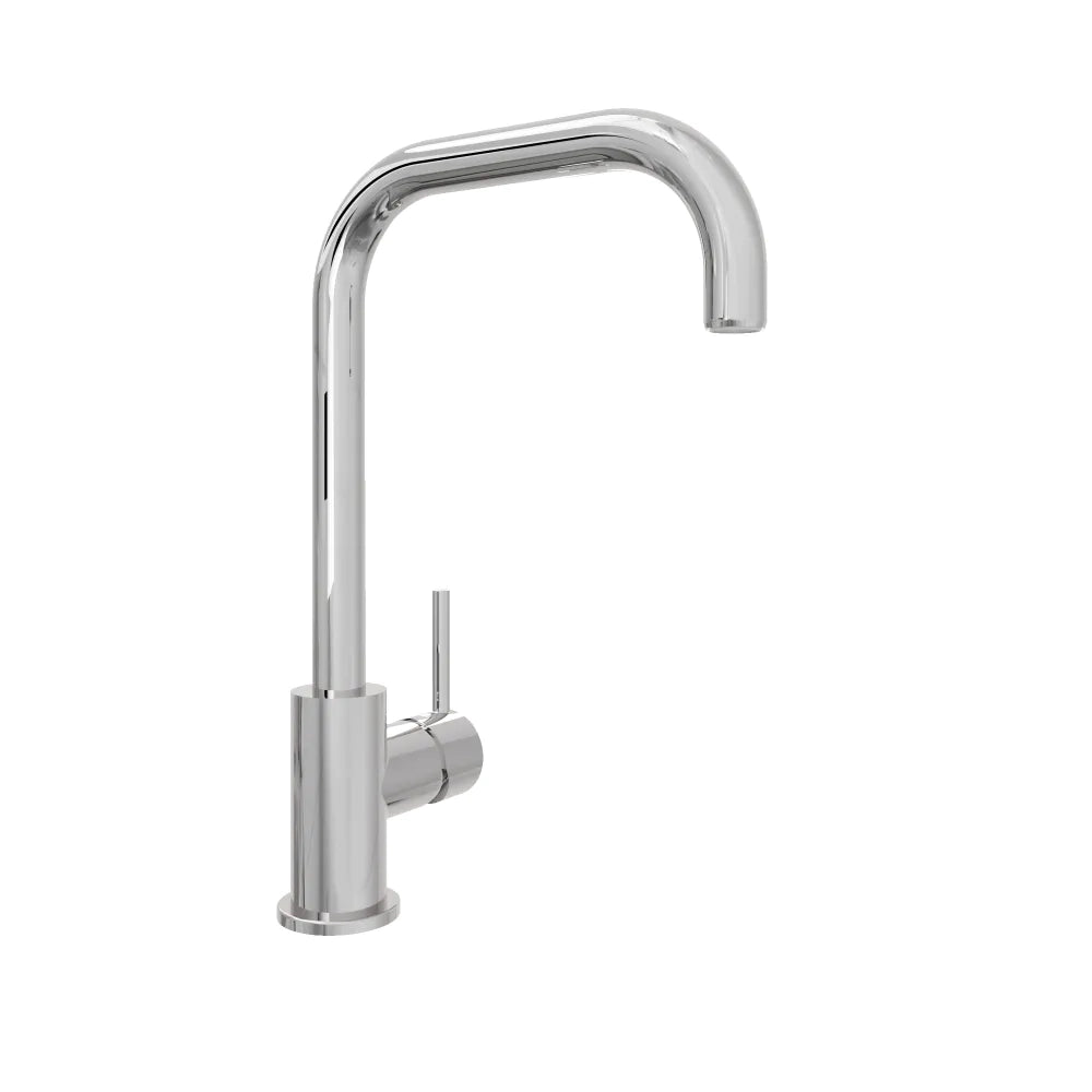 Miscelatore lavello cucina girevole in zinco cromato | Curry