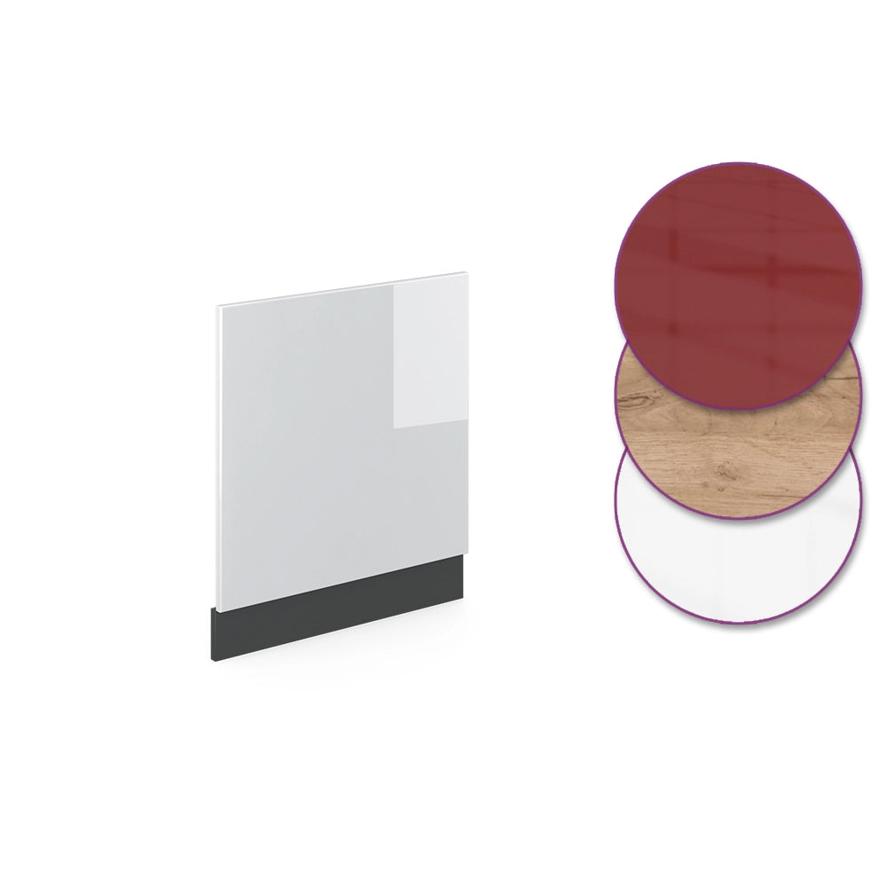 Vicco Pannello frontale Bianco lucido 60 cm senza piano di lavoro