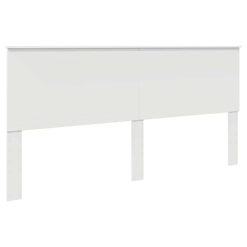 Testiera-Testata-Testiera Decorativa Bianco 200 cm Legno multistrato 788086