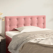 Testiera Rosa 80x5x78/88 cm in Velluto 346415