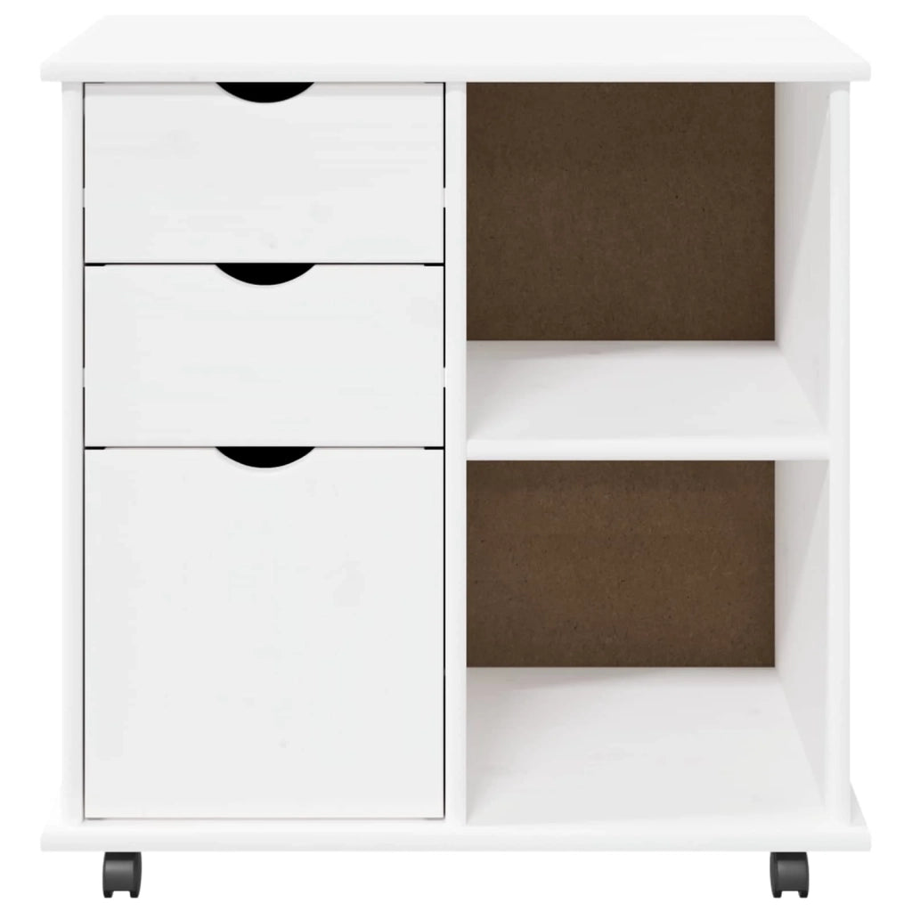 Mobile con Ruote con ruota Bianco 63,5 x 39 x 65,5 cm 42028381