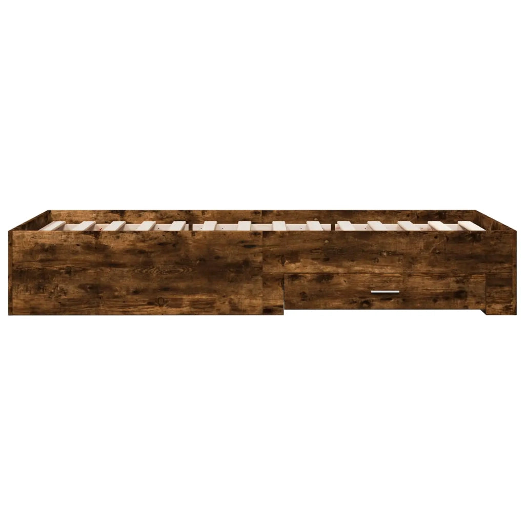 Telaio del letto con storage Rovere Fumo 80 x 200 cm 3429527