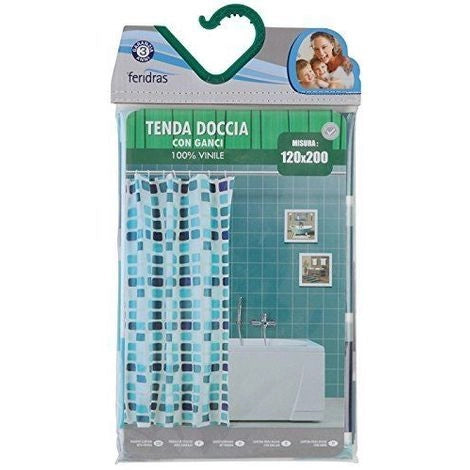 TENDA DOCCIA IN PEVA 120X200CM