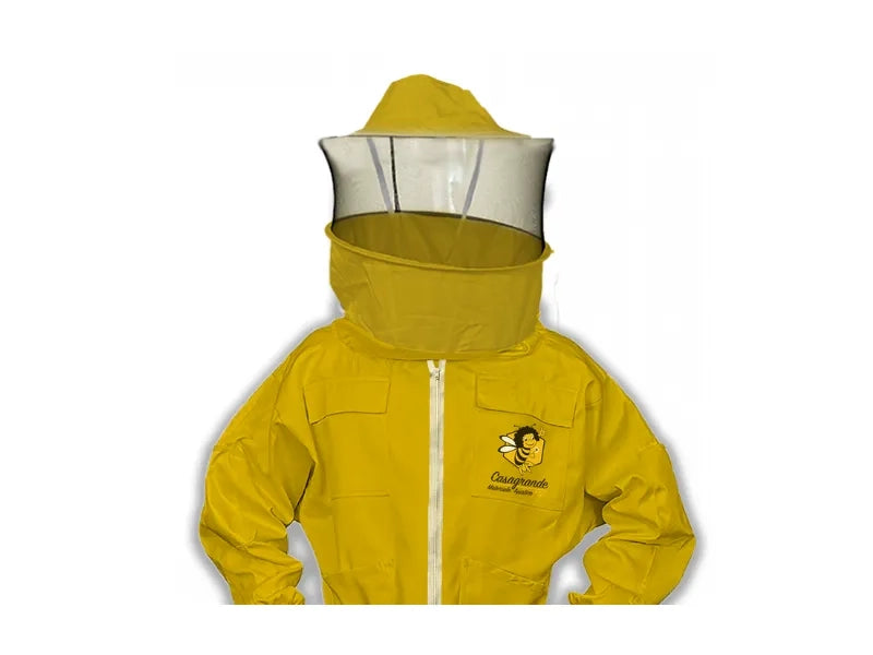 Art.1032GL Maschera a velo rotonda su camiciotto, cappuccio staccabile
