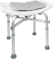 Douchekruk adattabile fino a 150 kg con piedini antiscivolo e cuscino impermeabile - Sedile doccia comodo con montaggio semplice