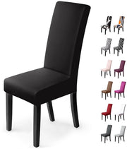 Hoes per sedile 4 pezzi, hoes per sedile elastico hoes universale elastico, facile da pulire e duraturo, universale (confezione da 4, nero)