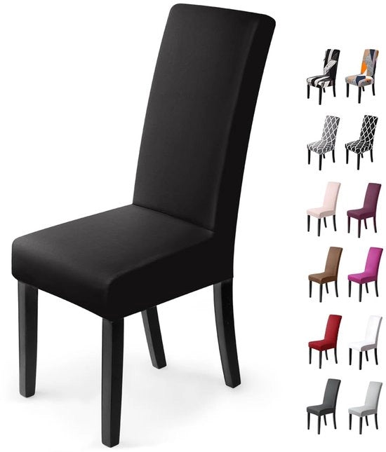 Hoes per sedile 4 pezzi, hoes per sedile elastico hoes universale elastico, facile da pulire e duraturo, universale (confezione da 4, nero)