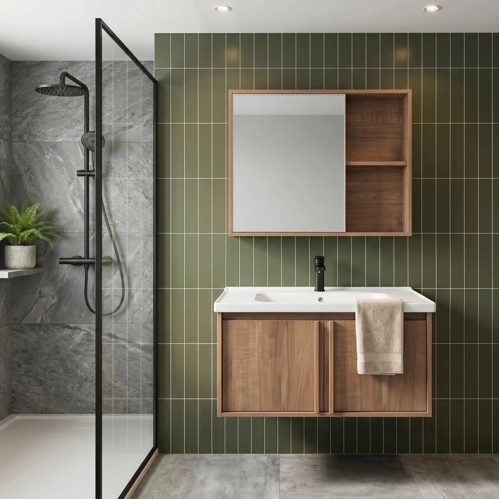 Set Di Mobili Da Bagno Con Lavabo Gama T25023 Hhl 80cm
